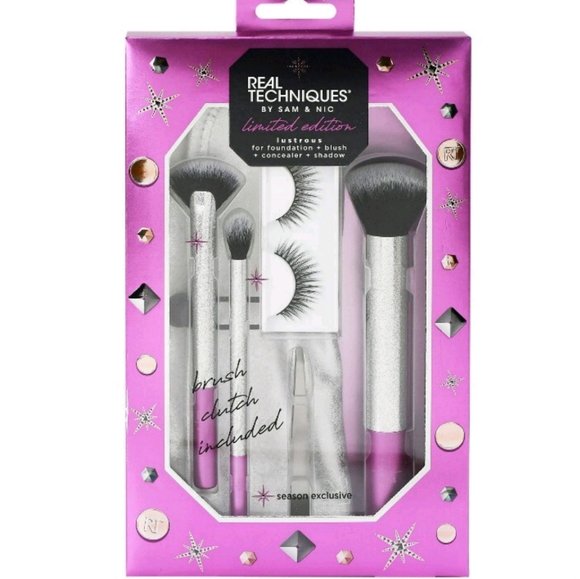 NIB Real Techniques Lustrous Makeup Brush Set - Picture 4 of 6